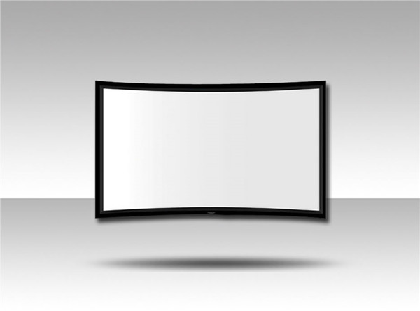 弧形画框银幕